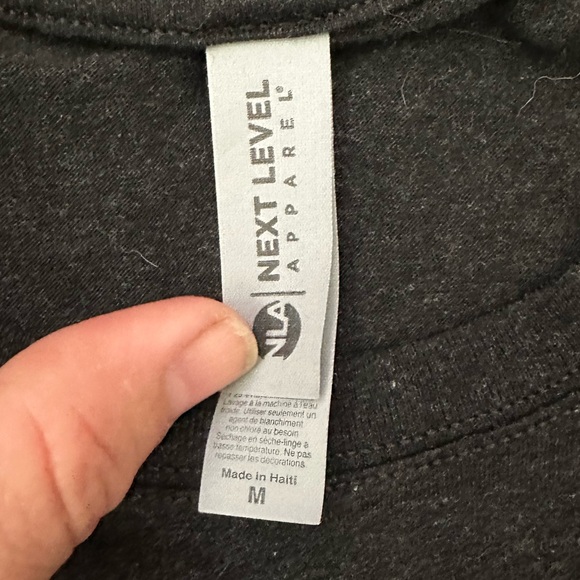 Next Level Apparel Black Graphic Tee - Picture 3 of 4